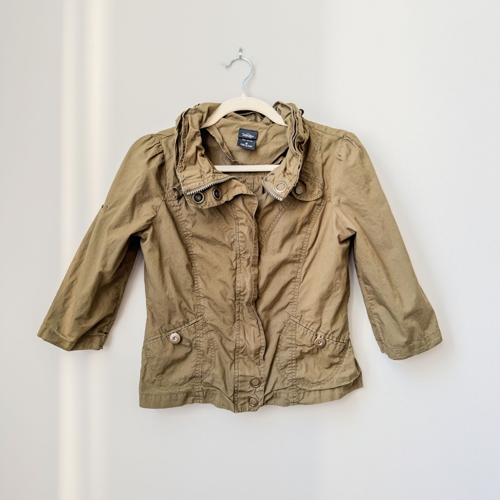 Vintage Y2K Vanity Green Utility Jacket Fall Granola